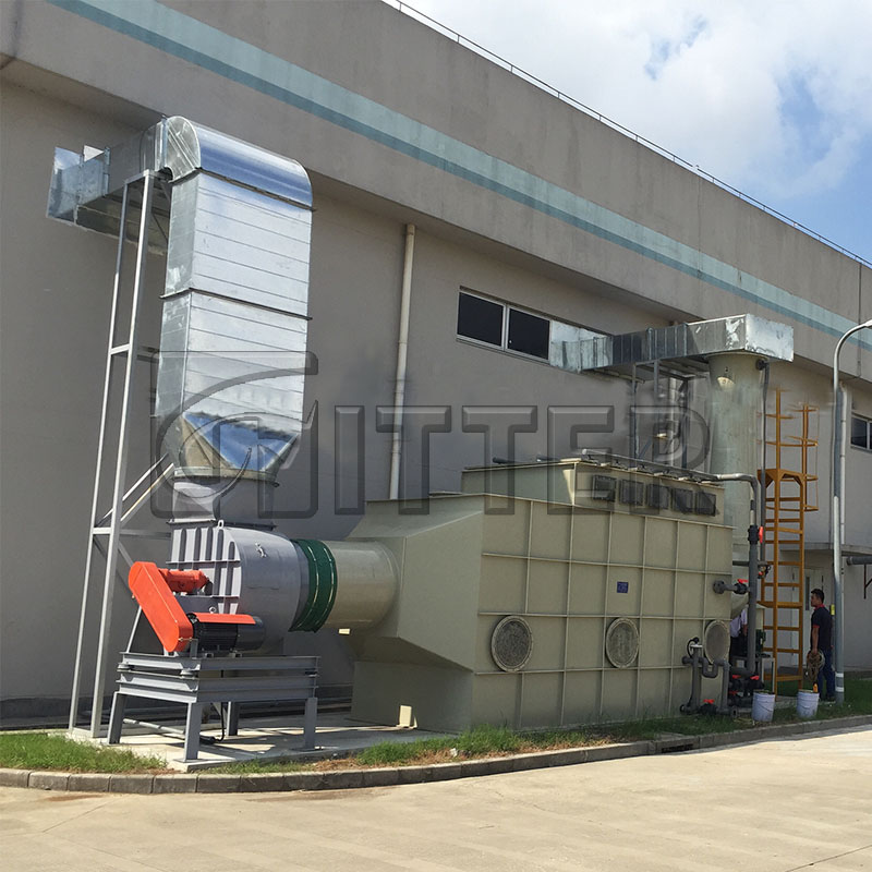 Scrubber absorption treatment system