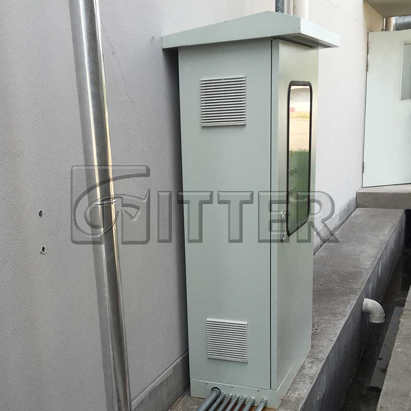 Exhaust equipment control cabinet